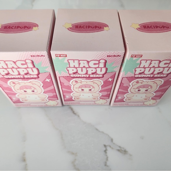 Hacipupu Gummy Bear Series- Vinyl Plush Pendant ***Green Grape*** - Picture 2 of 3